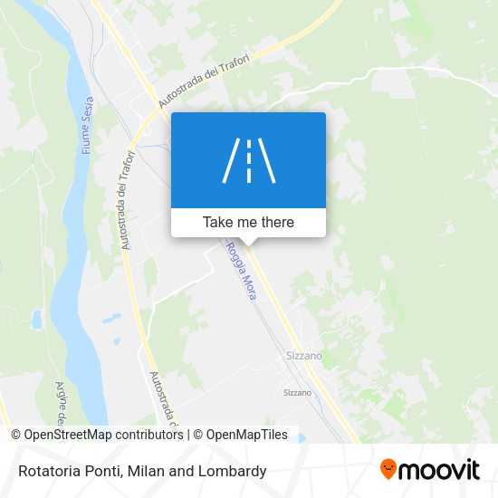 Rotatoria Ponti map