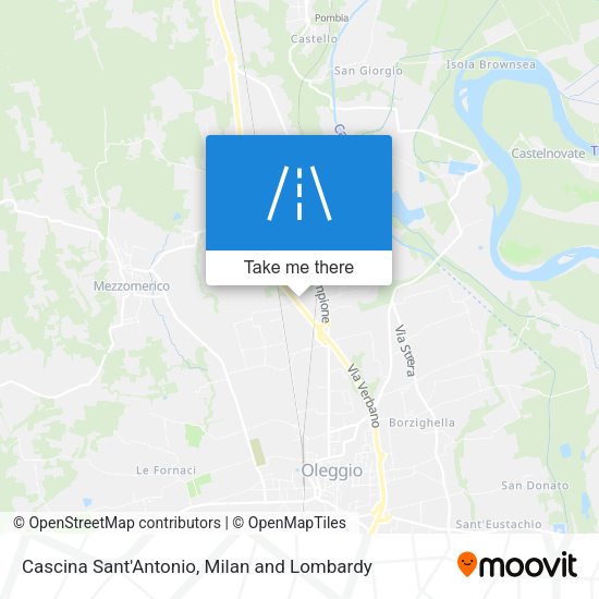Cascina Sant'Antonio map