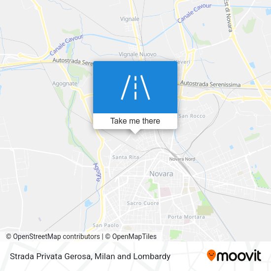 Strada Privata Gerosa map
