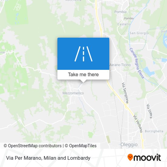 Via Per Marano map