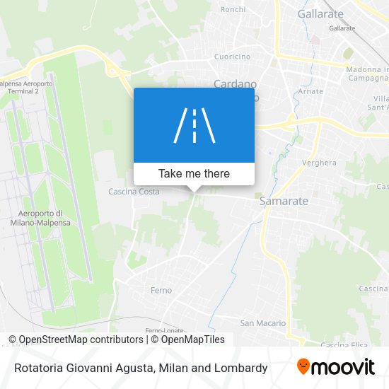 Rotatoria Giovanni Agusta map