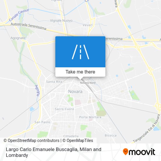 Largo Carlo Emanuele Buscaglia map