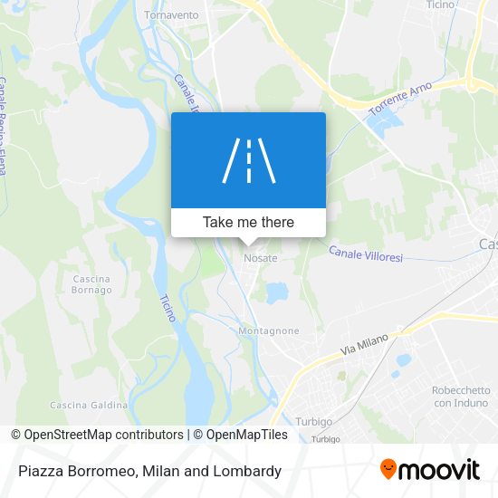 Piazza Borromeo map