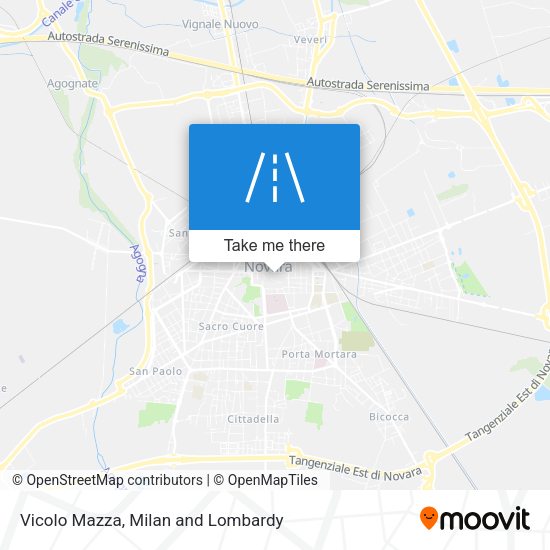Vicolo Mazza map