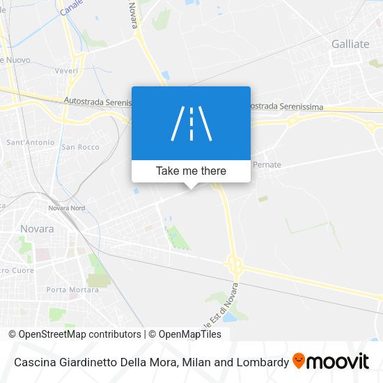Cascina Giardinetto Della Mora map