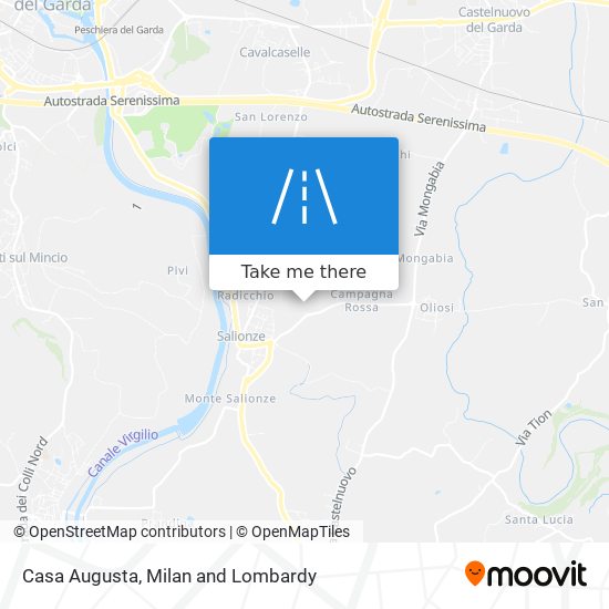 Casa Augusta map