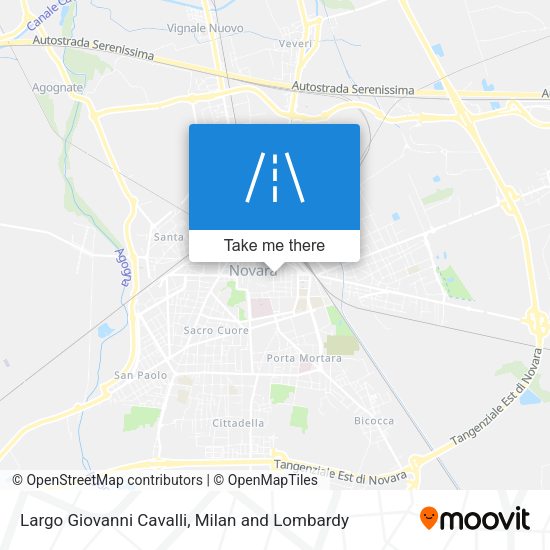 Largo Giovanni Cavalli map