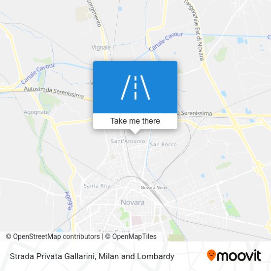 Strada Privata Gallarini map