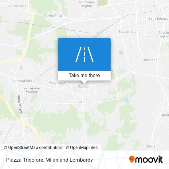 Piazza Tricolore map