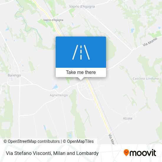 Via Stefano Visconti map