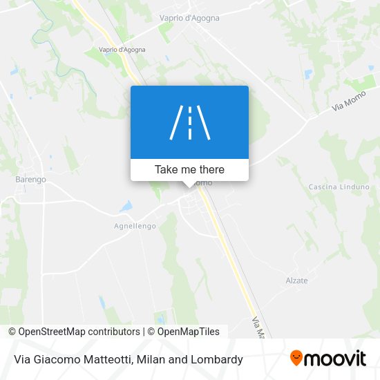 Via Giacomo Matteotti map