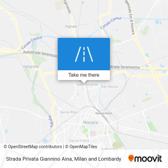 Strada Privata Giannino Aina map