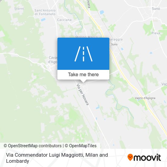Via Commendator Luigi Maggiotti map