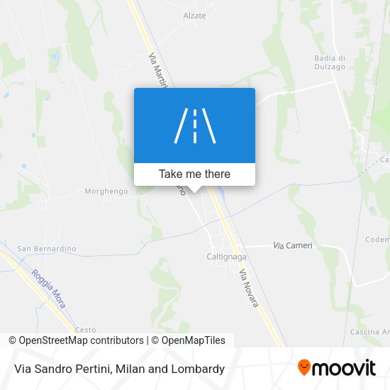 Via Sandro Pertini map