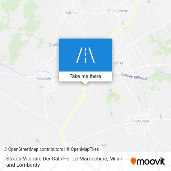 Strada Vicinale Dei Galli Per Le Marocchine map
