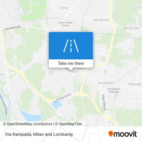 Via Rampada map