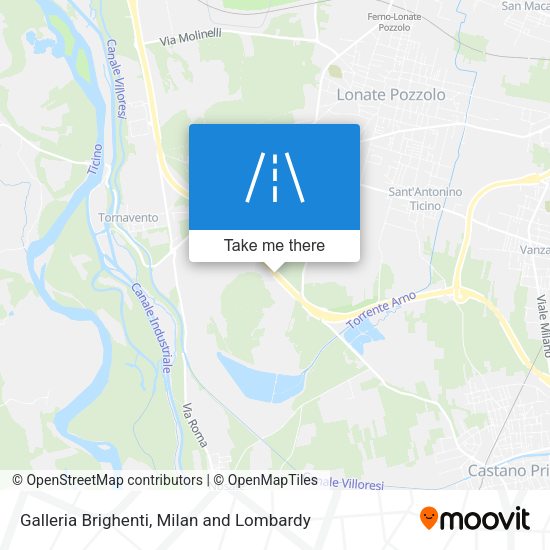 Galleria Brighenti map