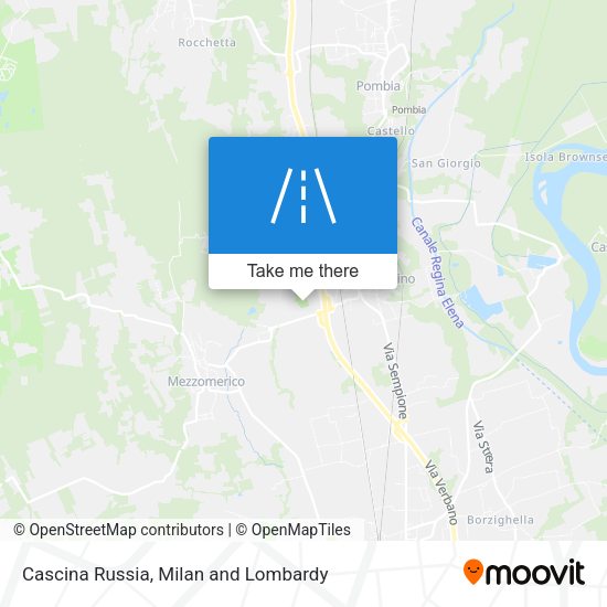 Cascina Russia map