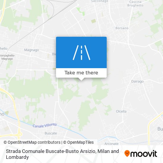 Strada Comunale Buscate-Busto Arsizio map