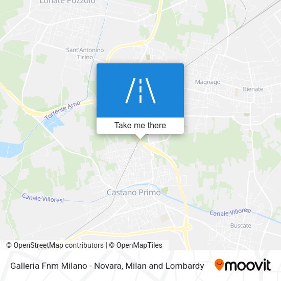 Galleria Fnm Milano - Novara map