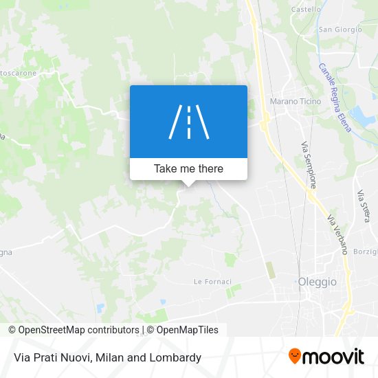 Via Prati Nuovi map