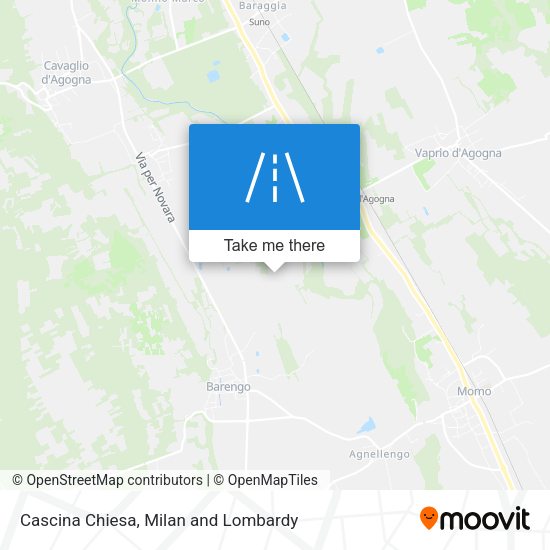 Cascina Chiesa map