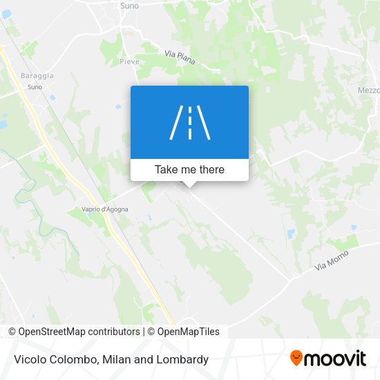 Vicolo Colombo map