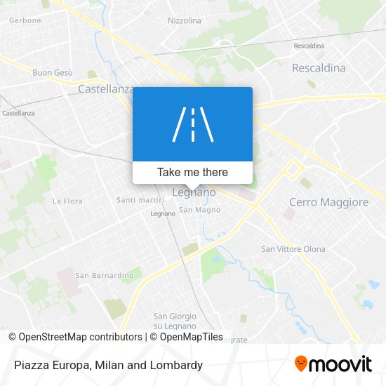 Piazza Europa map