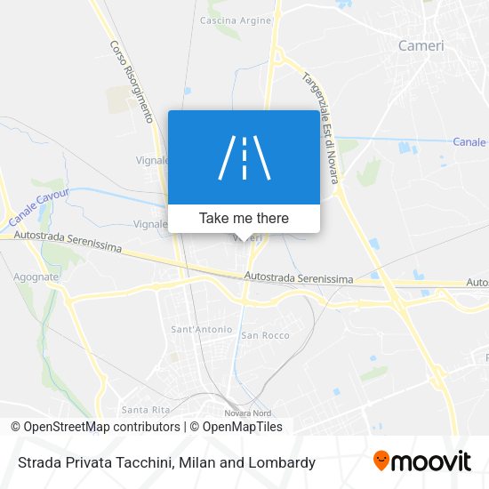 Strada Privata Tacchini map