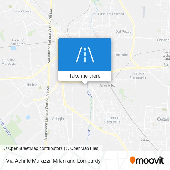 Via Achille Marazzi map
