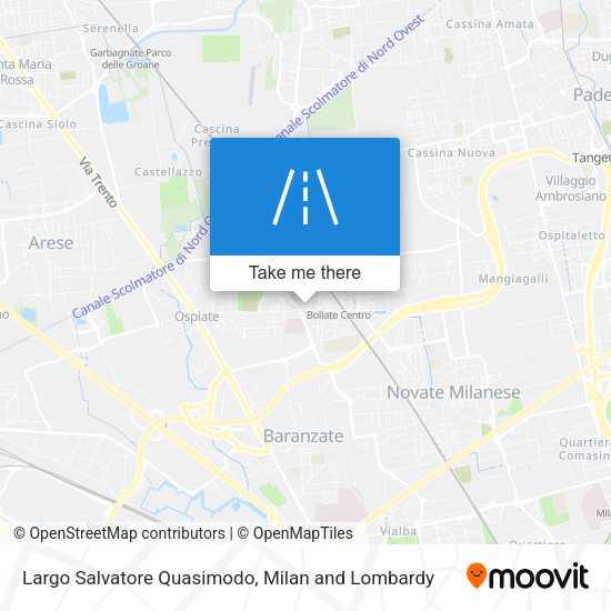 Largo Salvatore Quasimodo map