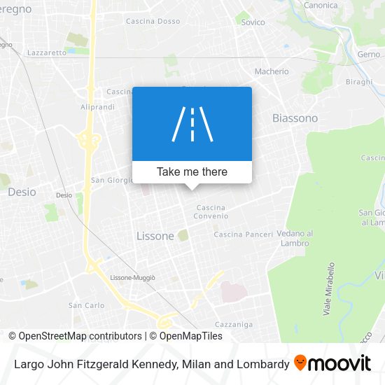 Largo John Fitzgerald Kennedy map