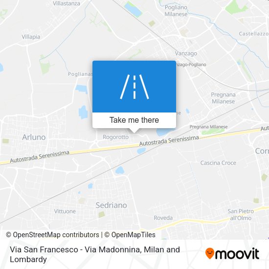 Via San Francesco - Via Madonnina map