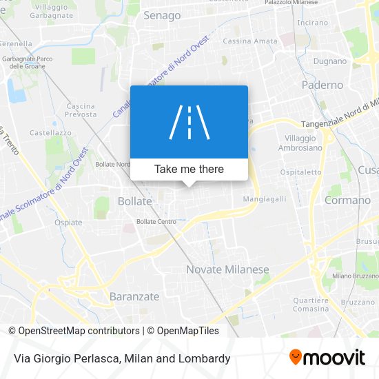 Via Giorgio Perlasca map