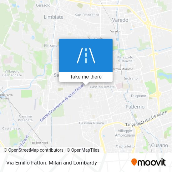 Via Emilio Fattori map