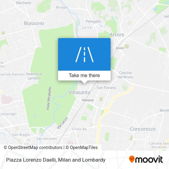 Piazza Lorenzo Daelli map