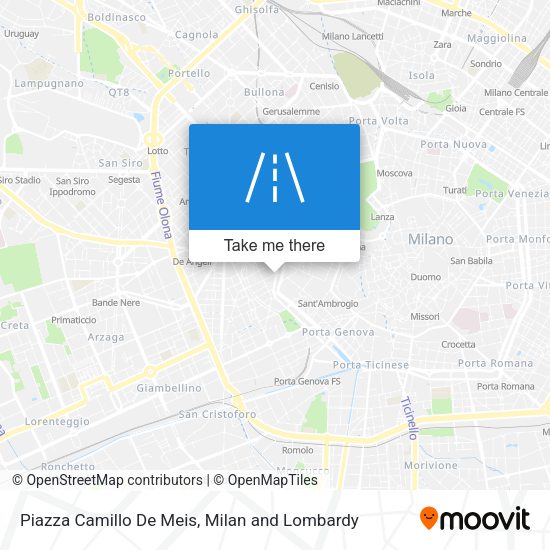 Piazza Camillo De Meis map