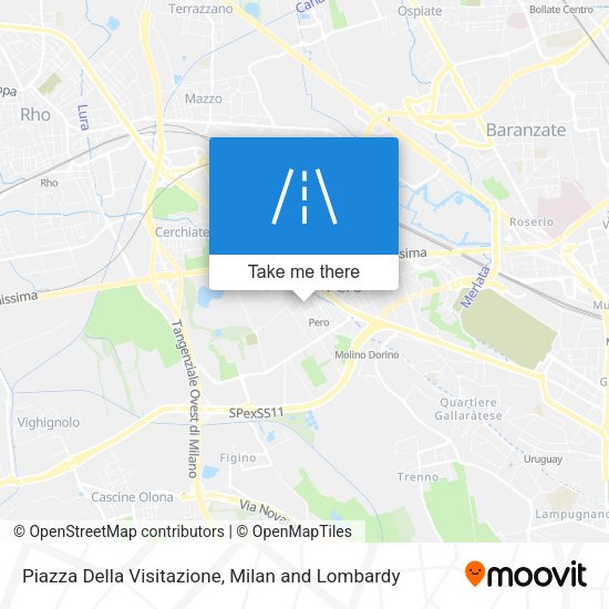 Piazza Della Visitazione map