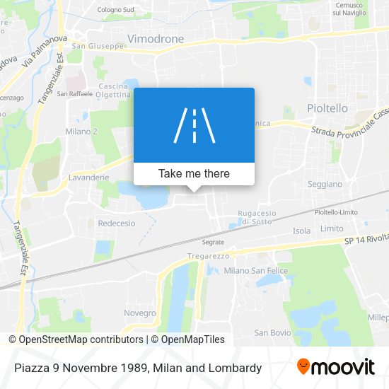 Piazza 9 Novembre 1989 map