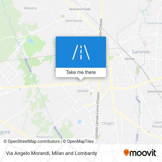 Via Angelo Morandi map