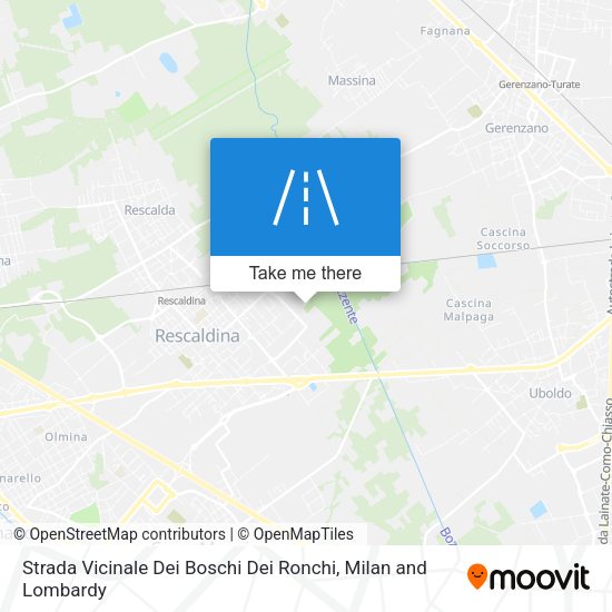 Strada Vicinale Dei Boschi Dei Ronchi map