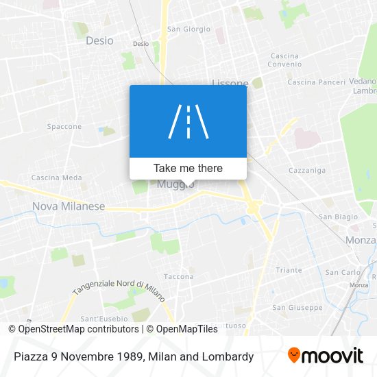 Piazza 9 Novembre 1989 map