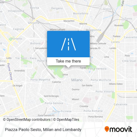 Piazza Paolo Sesto map