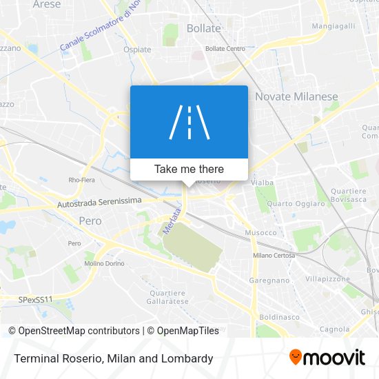 Terminal Roserio map