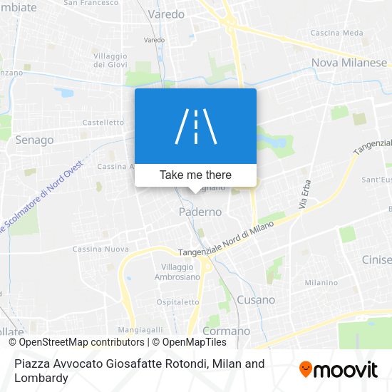 Piazza Avvocato Giosafatte Rotondi map