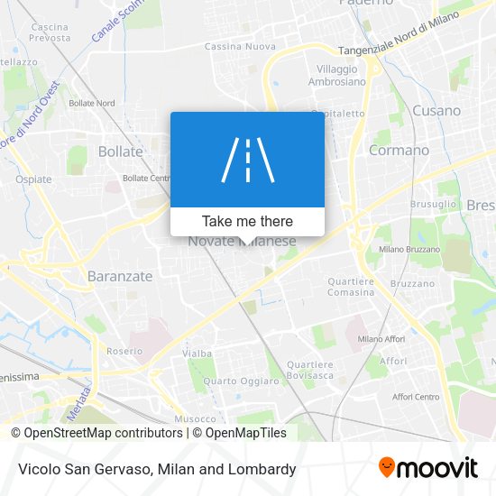 Vicolo San Gervaso map