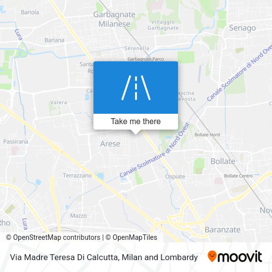 Via Madre Teresa Di Calcutta map