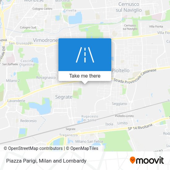 Piazza Parigi map