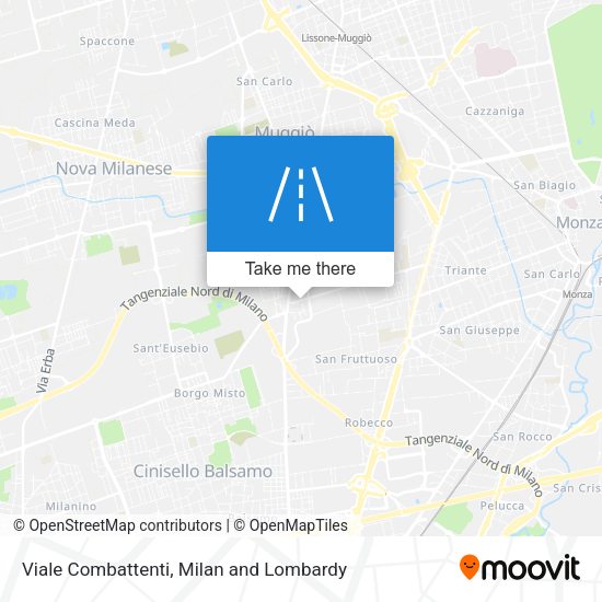 Viale Combattenti map