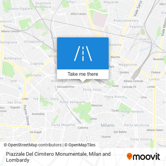 Piazzale Del Cimitero Monumentale map